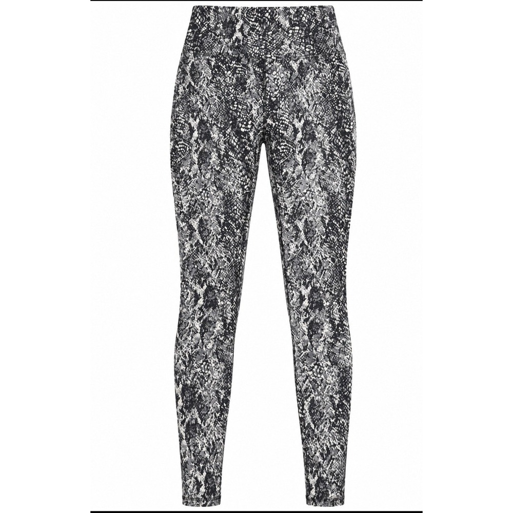 Spanx Girls Leggings Kids XL 14/16 Grey Snakeskin Metallic New Animal Print